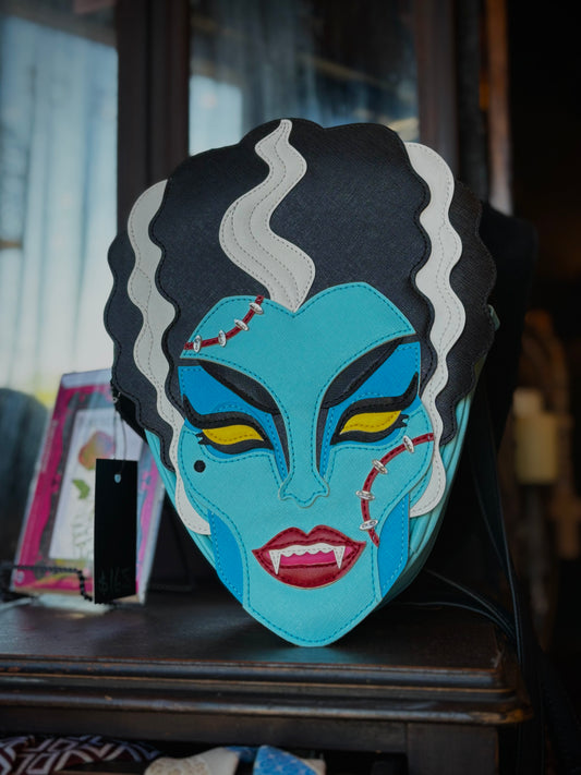 Love, pain & Stitches x Vixen Bride of Frankenstein purse