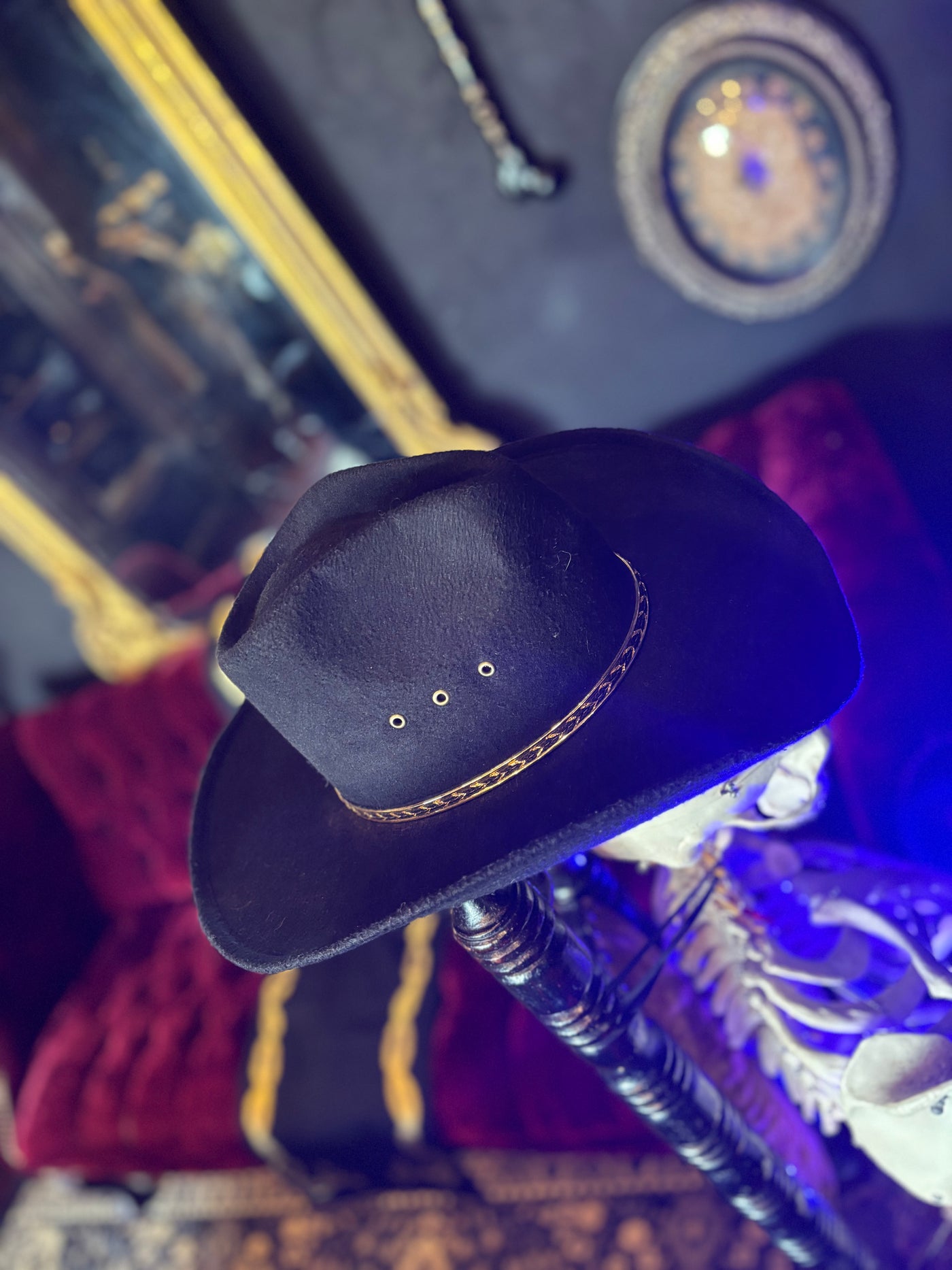 Gold Trimmed Cowboy Hat