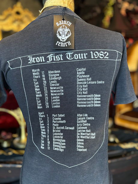 Vintage Motörhead Iron Fist tour 1982