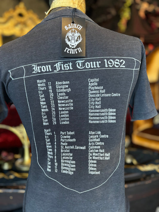 Vintage Motörhead Iron Fist tour 1982