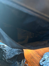 Vintage Black Canvas Harley-Davidson Crossbody Bag