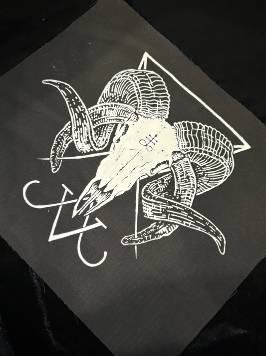 Leviathan ram skull back patch