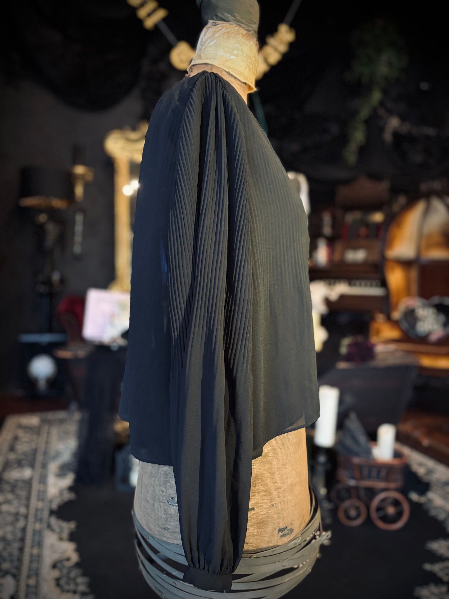 Zara Semi-Sheer blouse