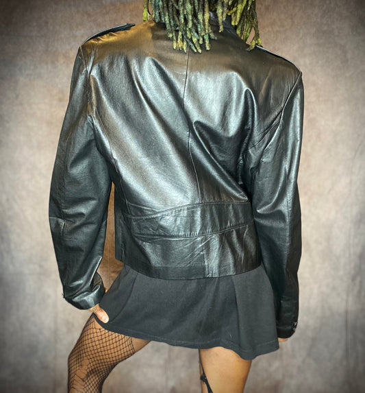 J Palo Blazer style Leather Jacket