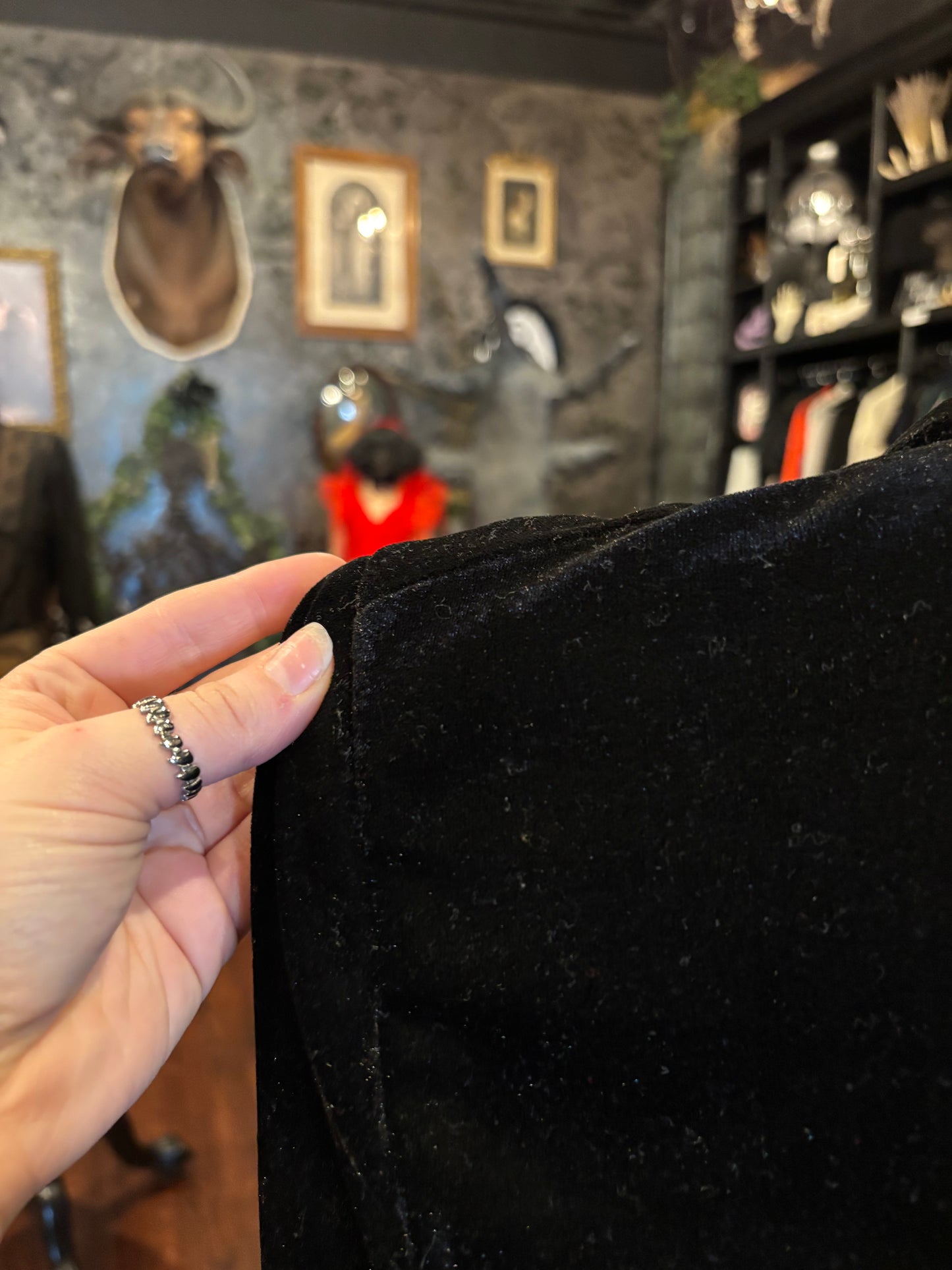 Endless Rose Black Velvet Comfy Fit Blazer