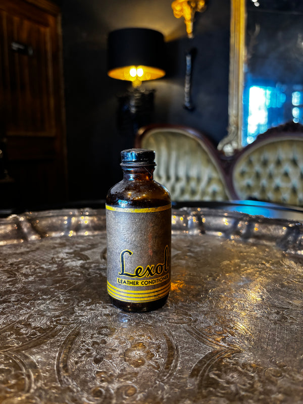 Vintage Lexol Leather Conditioner Bottle