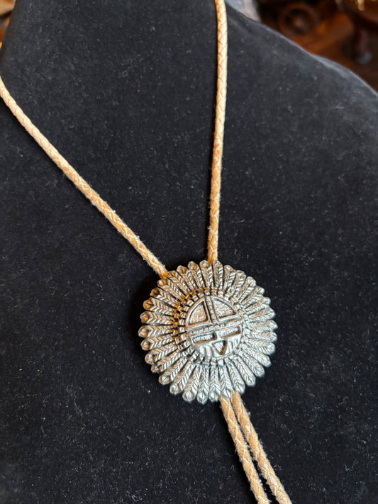 Zuni Sunface Bolo