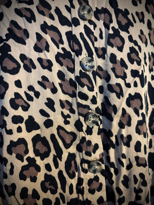 Torrid Cheetah print long shift top