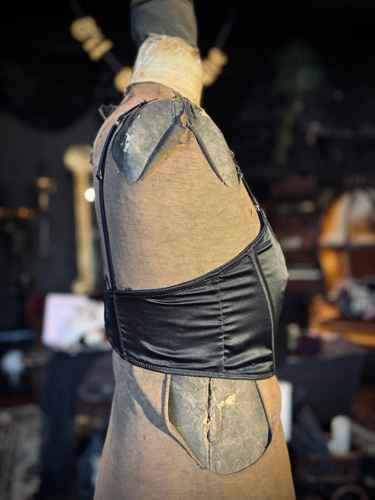 Auden satin corset top