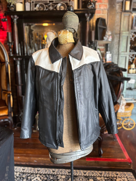 B.I.E Custom Rose Leather Coat