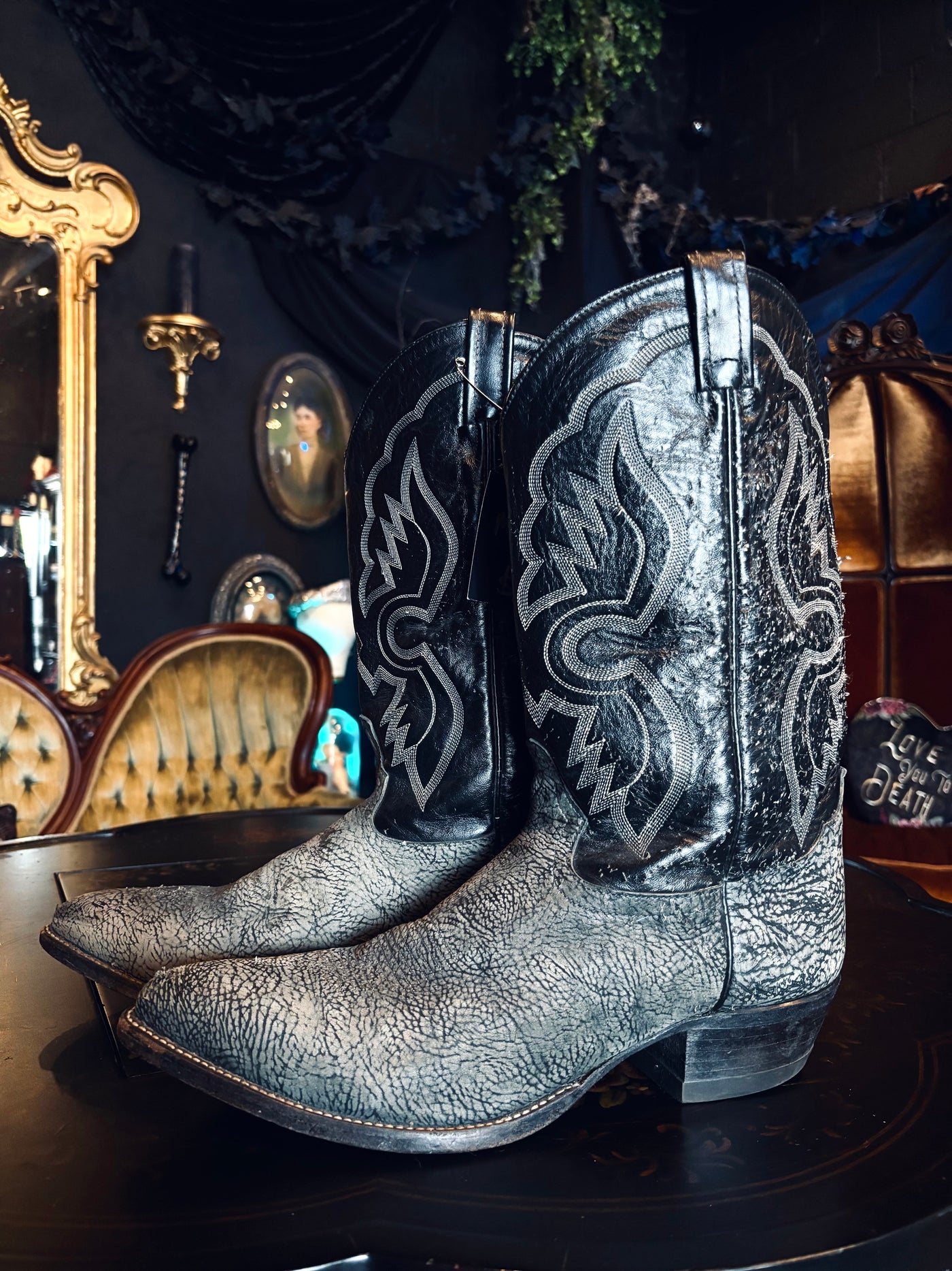 Tony lama Black Label Cowboy Boots