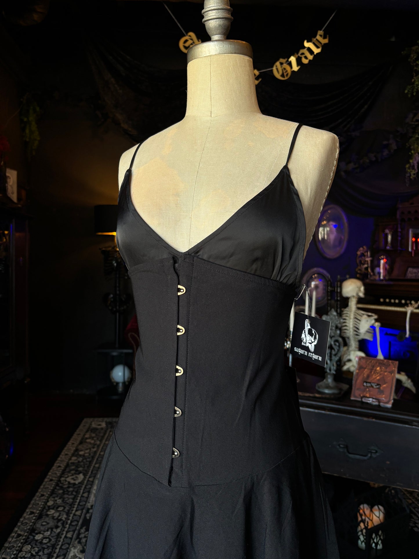 Killstar Sable Hex Corset Skirt