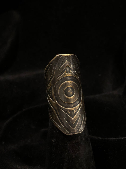 Bronze Geometric Ring
