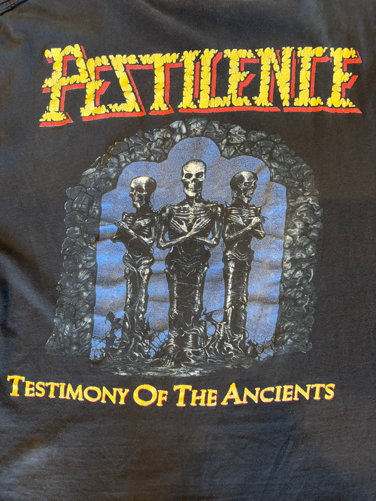 1991 Pestilence “Testimony Of The Ancient” Muscle Tee