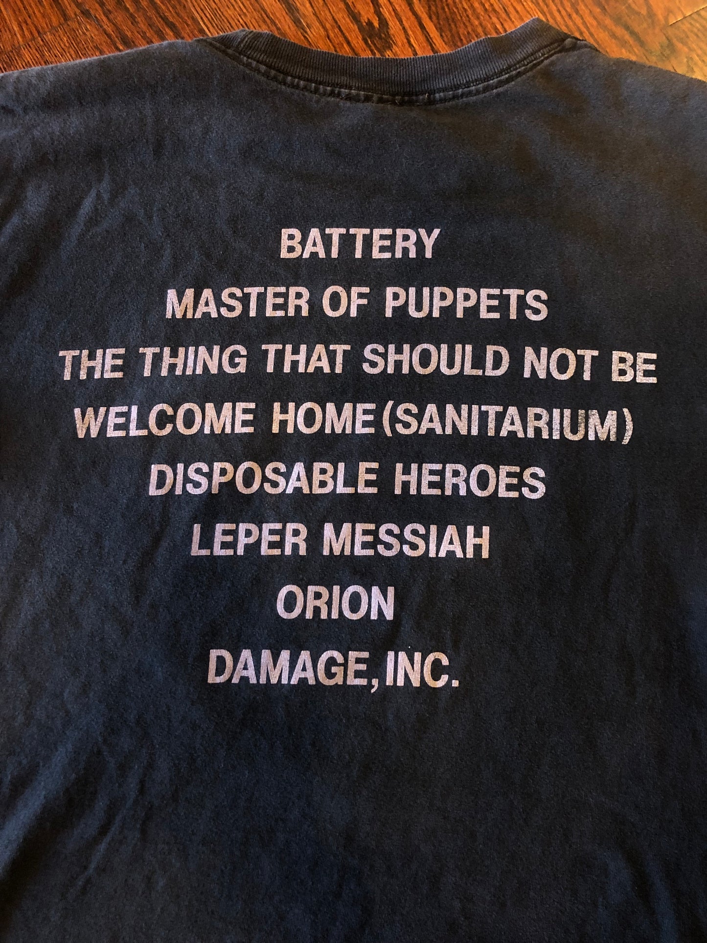 Vintage Metallica “Master Of Puppets” Album T-Shirt