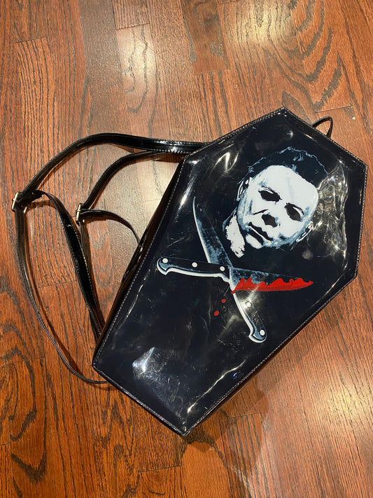 Rock Rebel Michael Myers Coffin Backpack