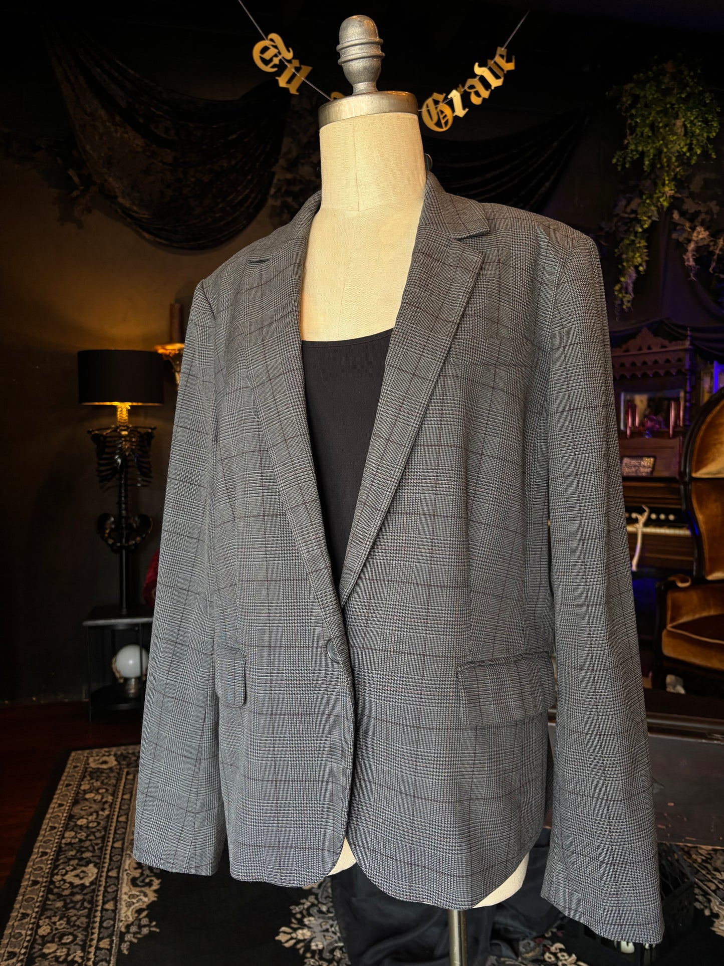 Ann Taylor Grey Blazer