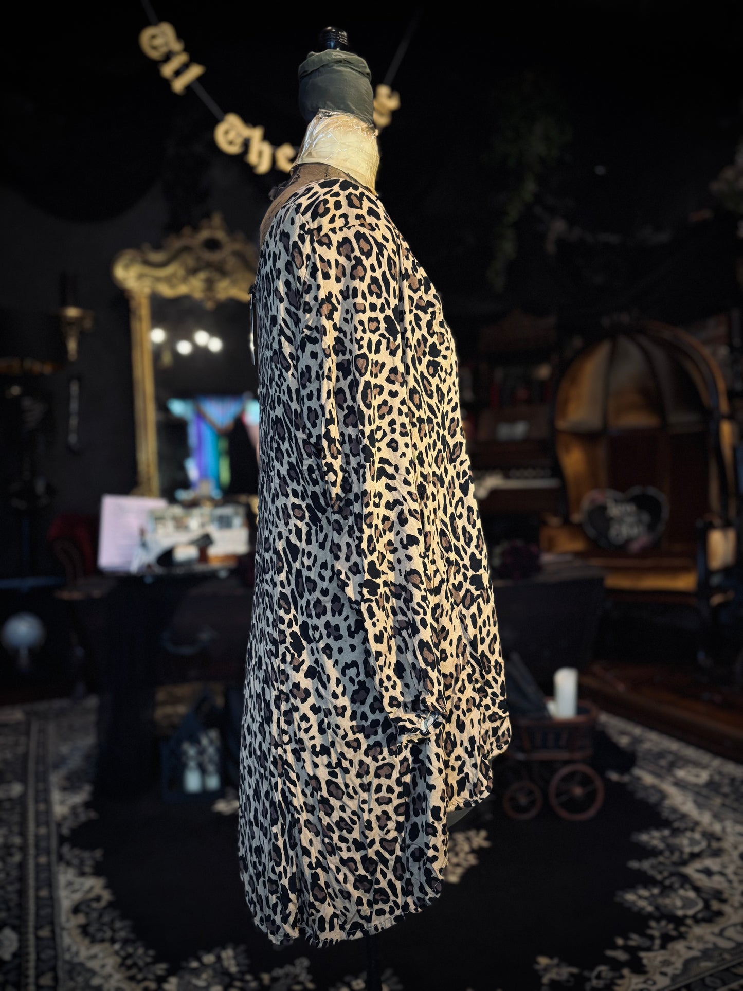 Torrid Cheetah print long shift top