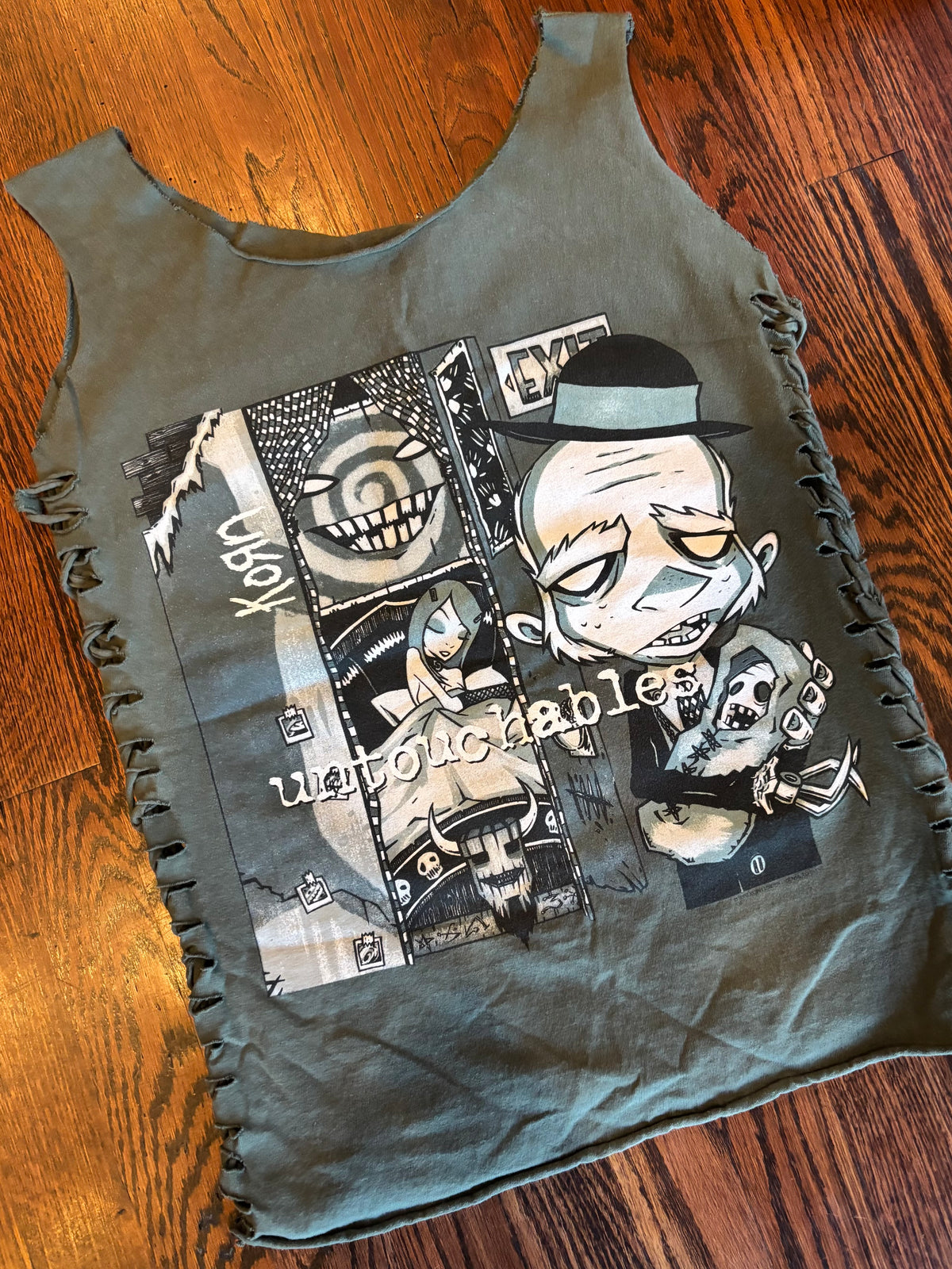 Y2K Upcycled Korn 2002 “Pop Sux Tour” Tank