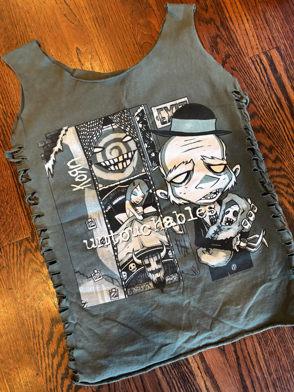 Y2K Upcycled Korn 2002 “Pop Sux Tour” Tank