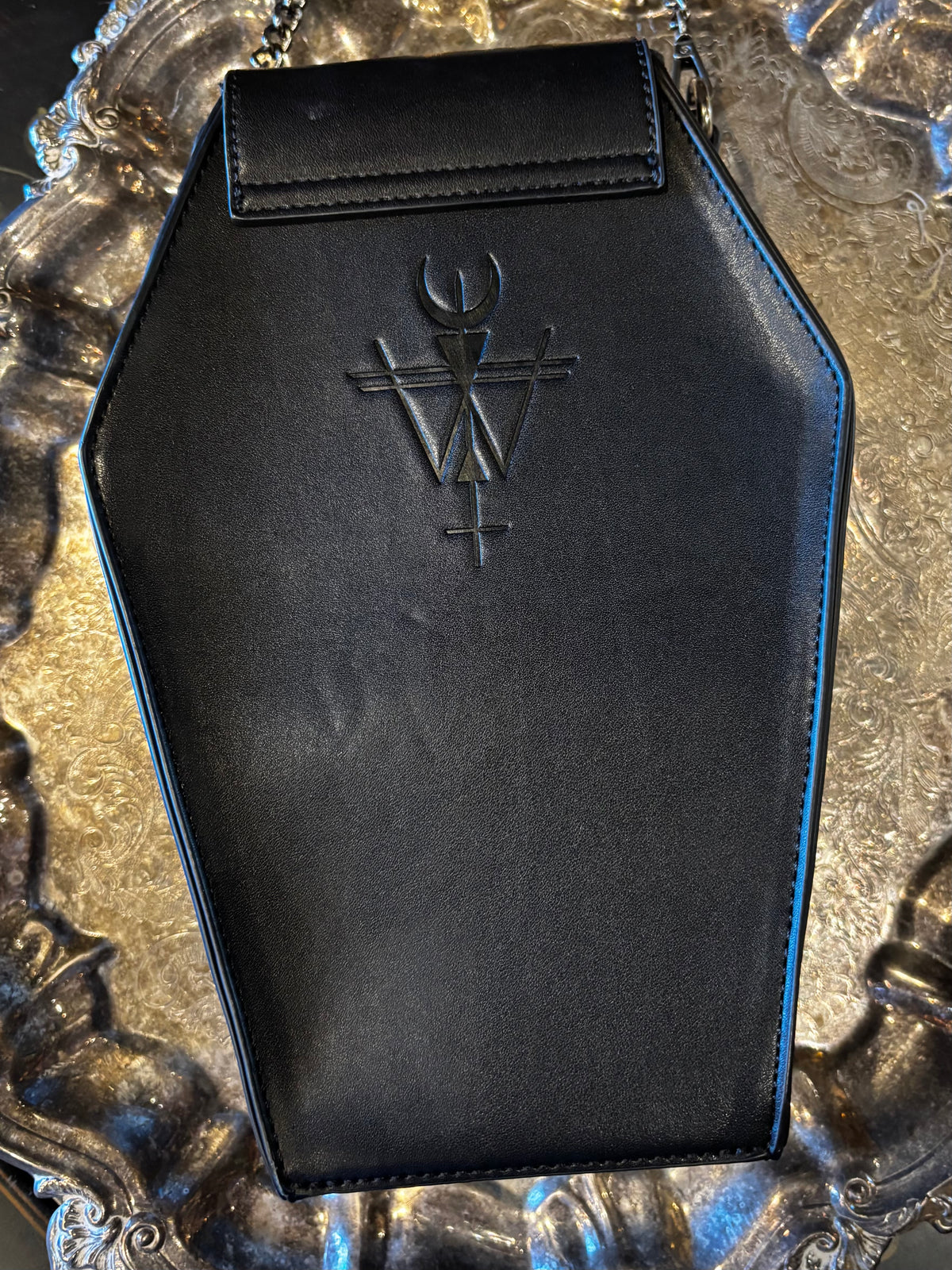 Rare Coffin Crossbody Purse By Widow