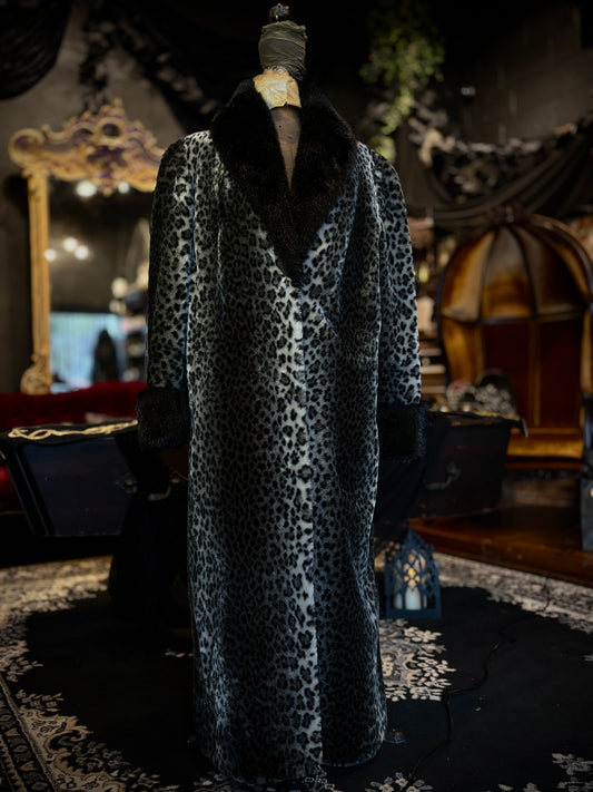 Extra Long! Vintage Faux Fur Olympia Coat