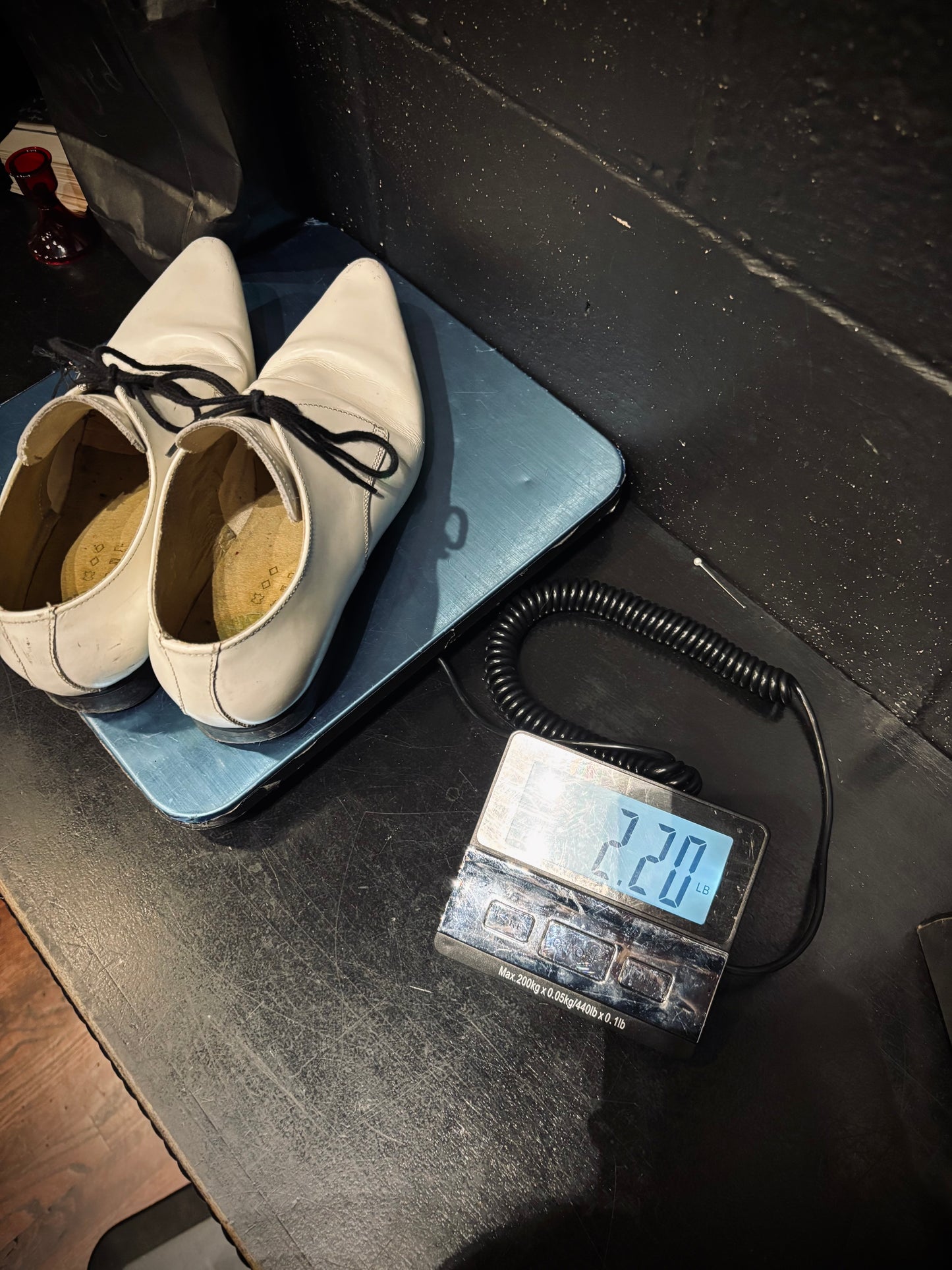 Super pointy White Mens Dress shoes