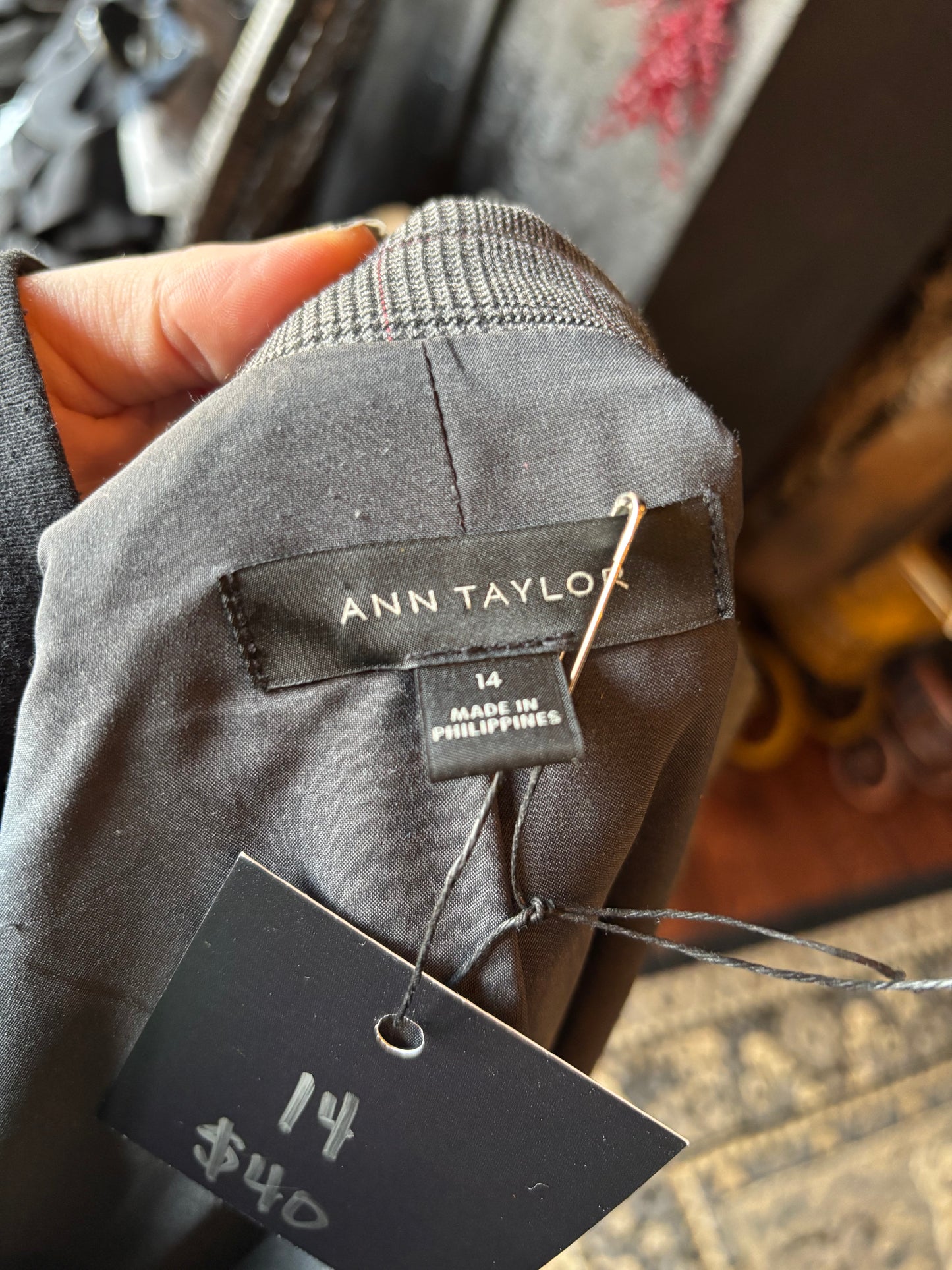 Ann Taylor Grey Blazer