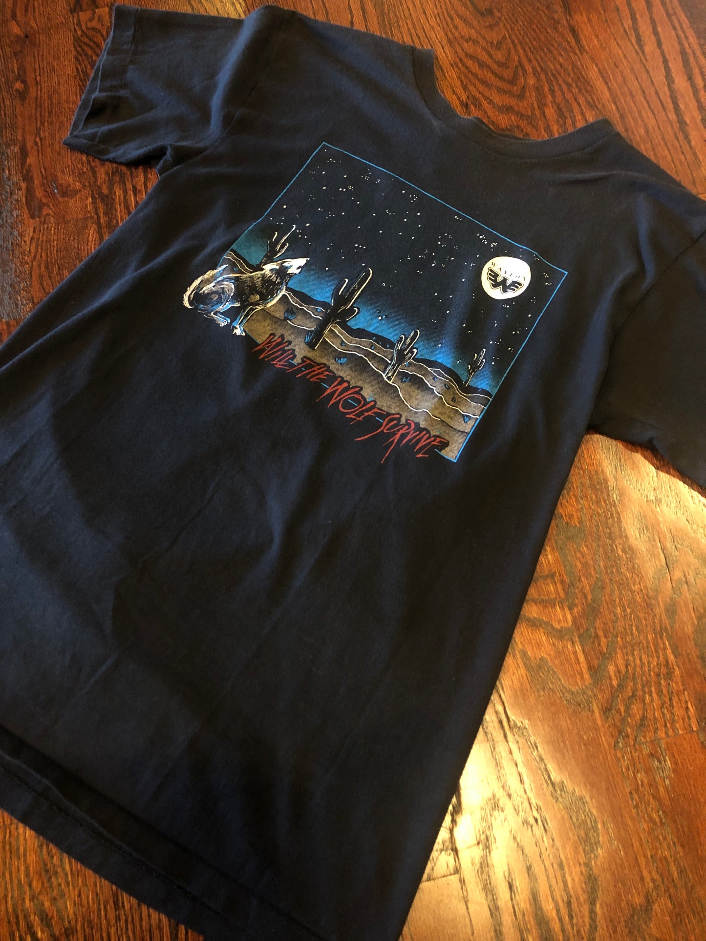 Vintage Waylon Jennings “Will the Wolf Survive?” T-Shirt