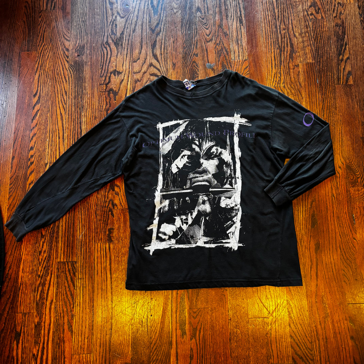 Vintage 1993 Optimum Wound Profile “Silver Or Lead” Long Sleeve T-Shirt