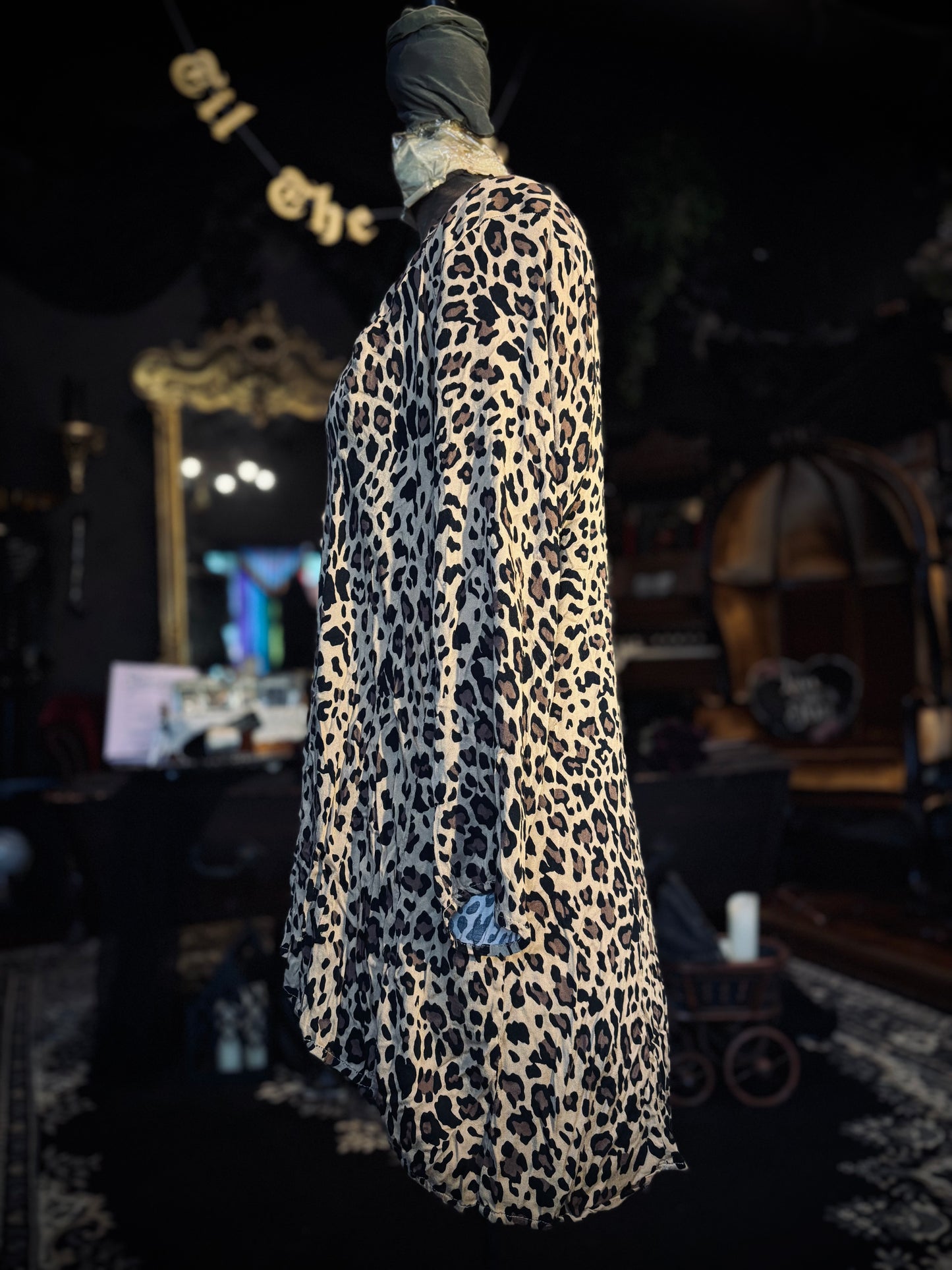 Torrid Cheetah print long shift top