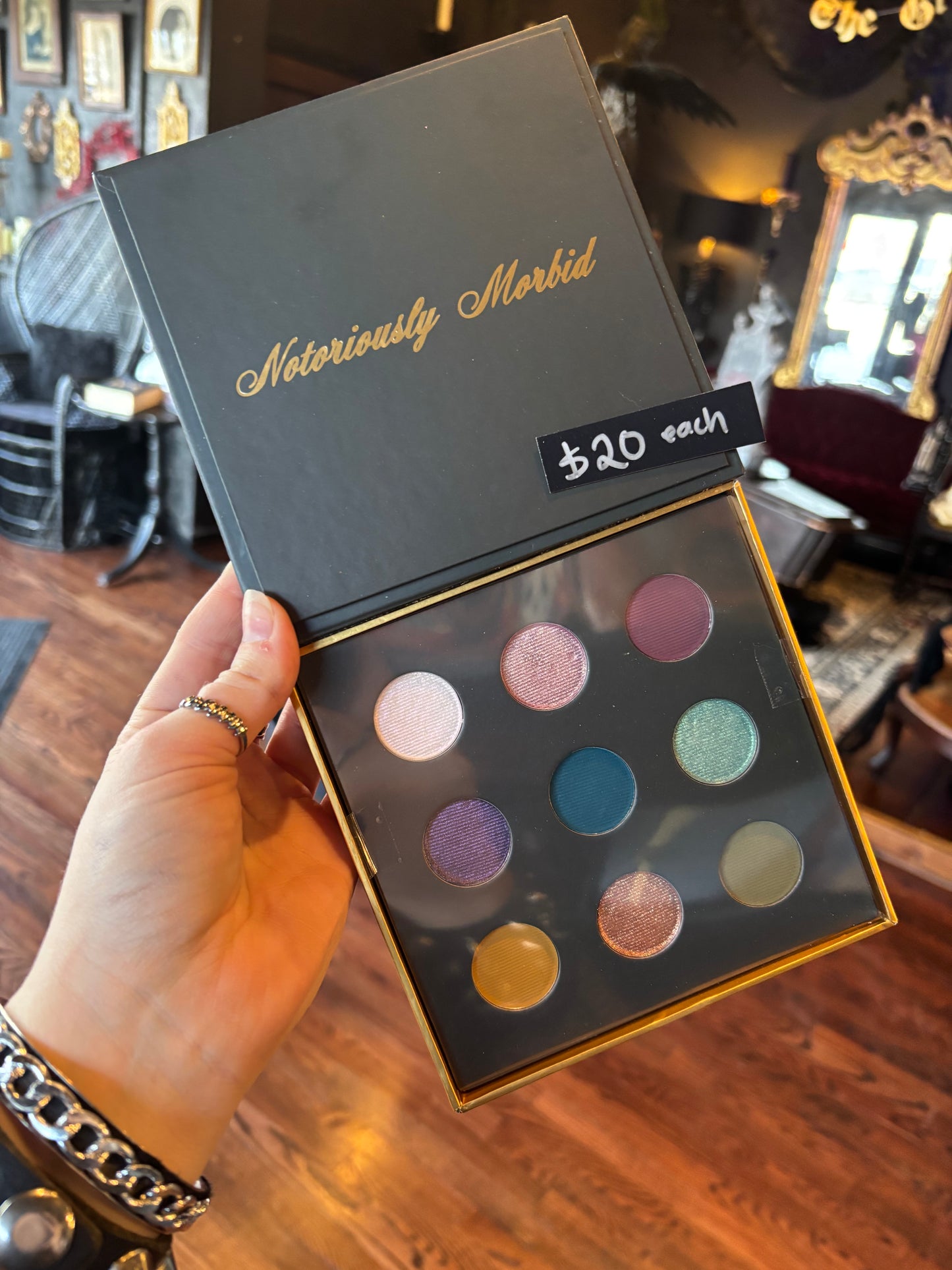 Notoriously Morbid Dapper Darklings eyeshadow pallet