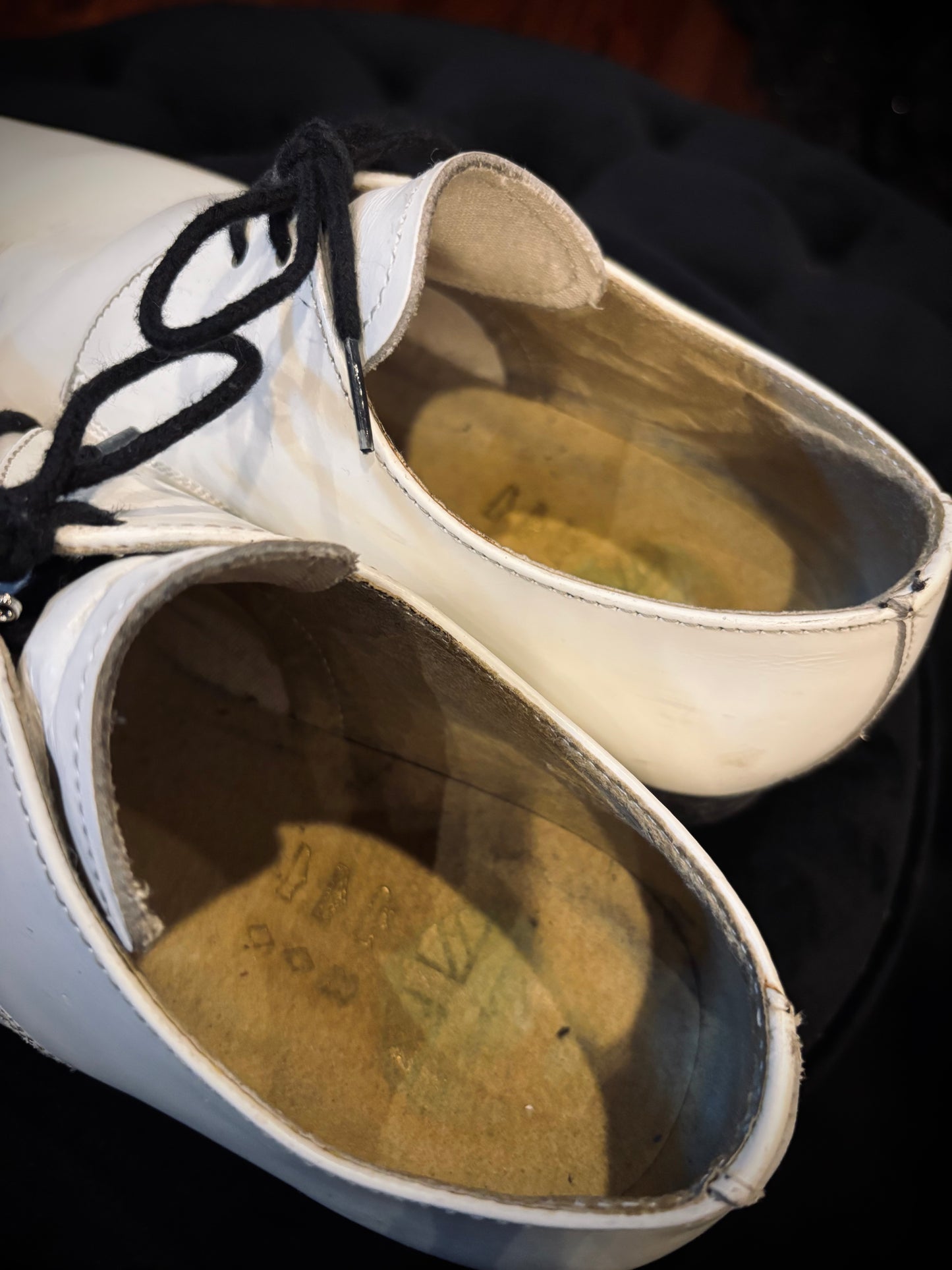 Super pointy White Mens Dress shoes