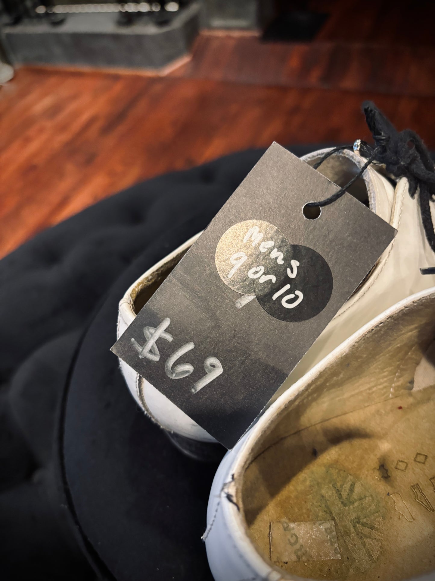 Super pointy White Mens Dress shoes