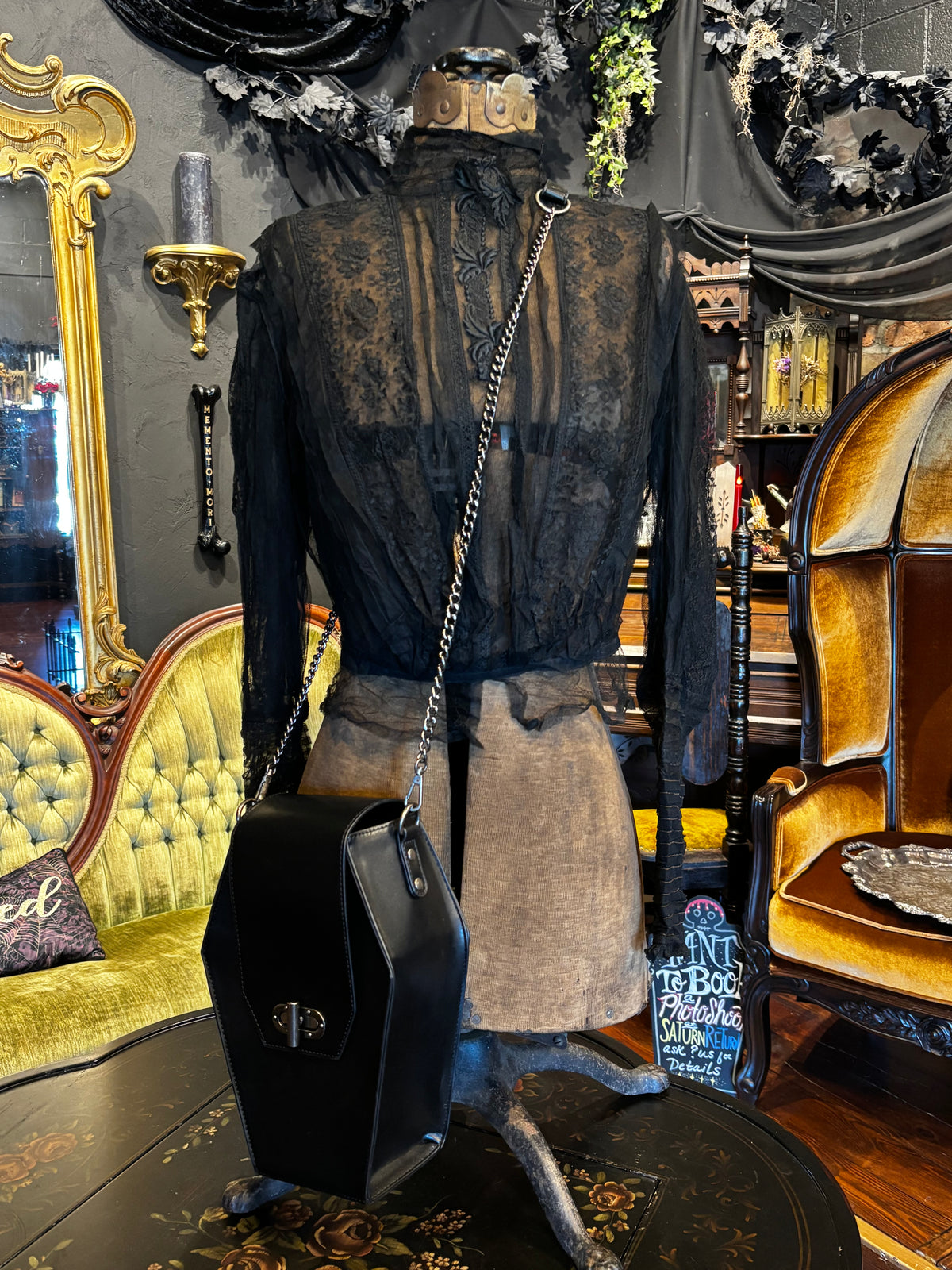 Rare Coffin Crossbody Purse By Widow