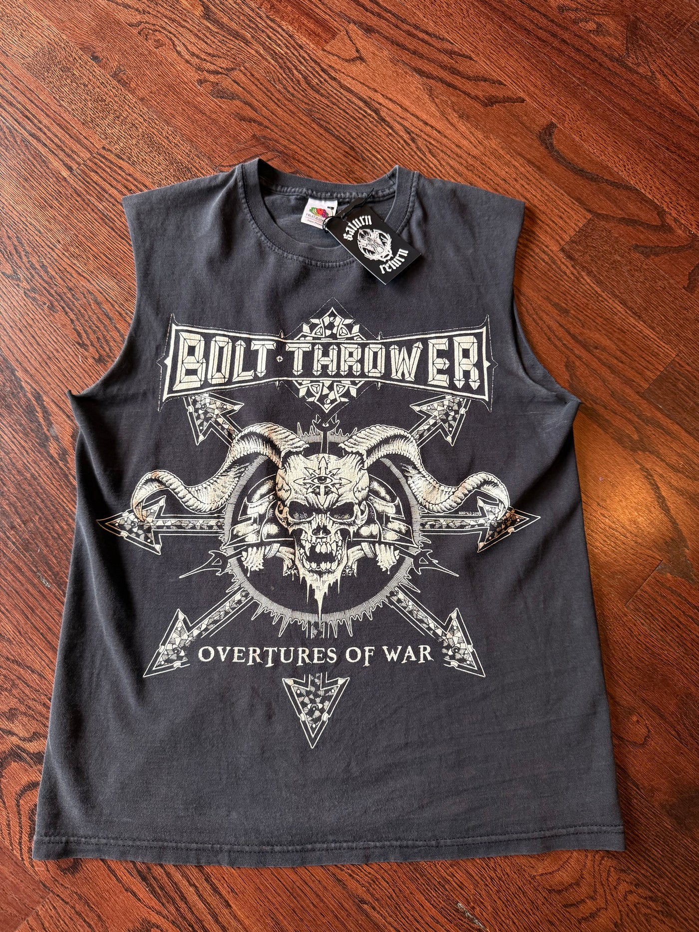 2014 Bolt Thrower Overtures of War Sleeveless Tour T-Shirt