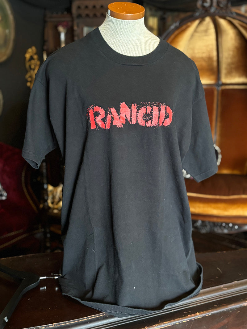 Vintage 1999 Rancid Short Sleeve Tour T-shirt