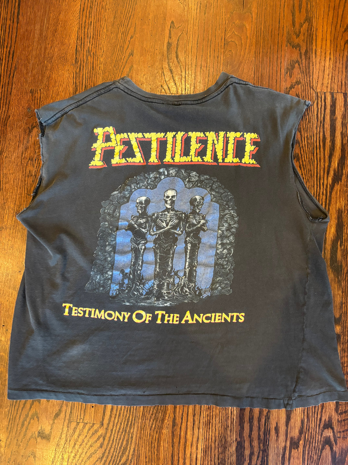 1991 Pestilence “Testimony Of The Ancient” Muscle Tee