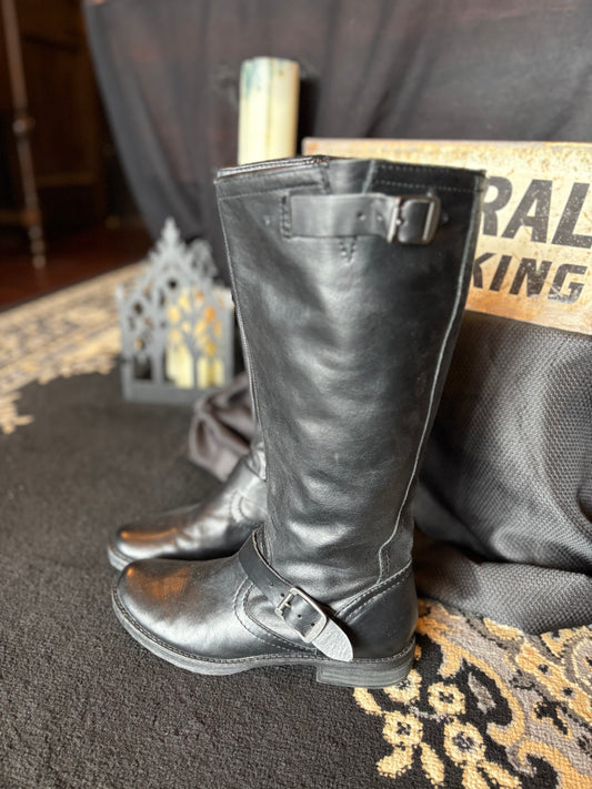 Civico10 Knee high leather riding boots