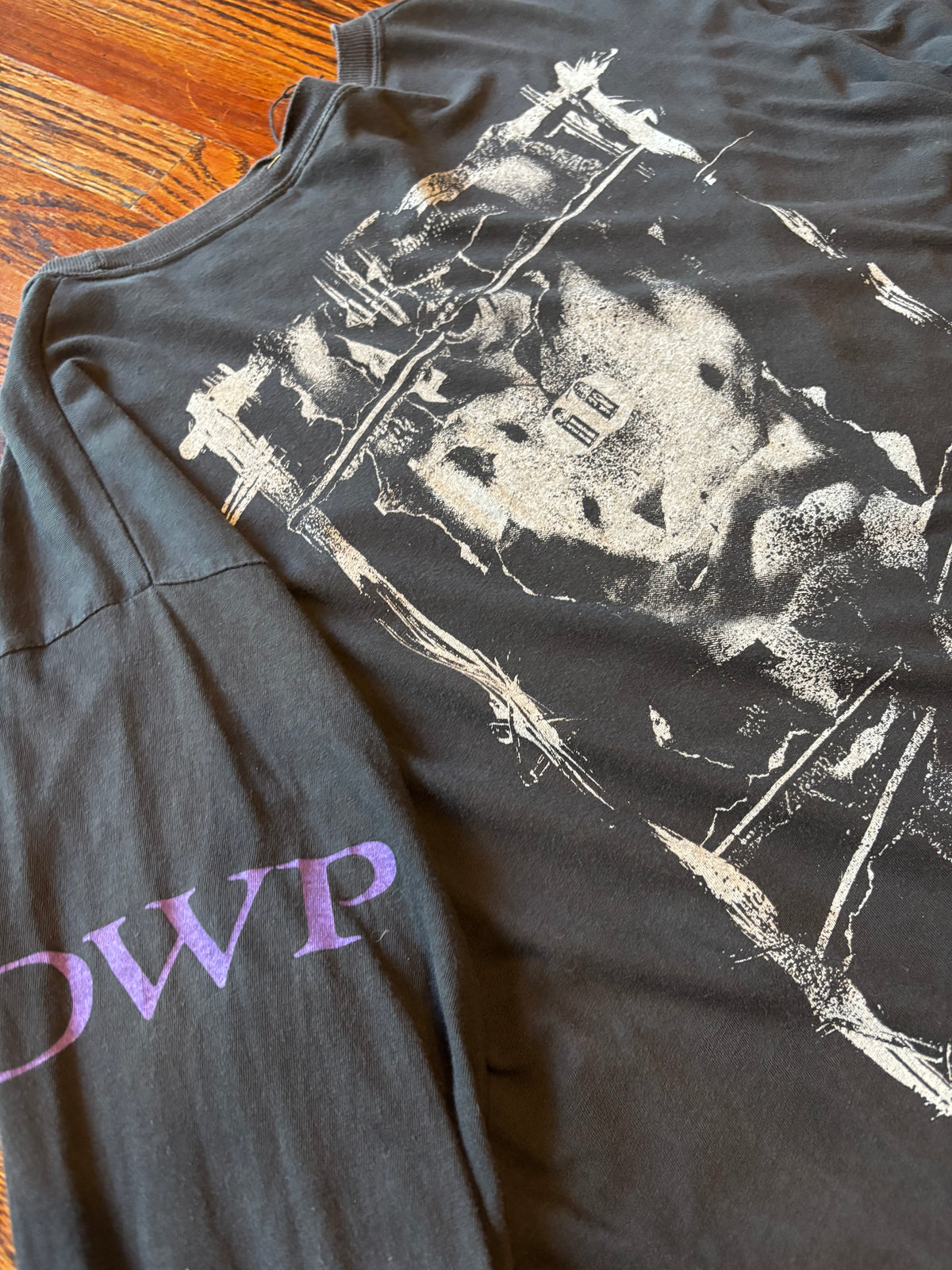 Vintage 1993 Optimum Wound Profile “Silver Or Lead” Long Sleeve T-Shirt