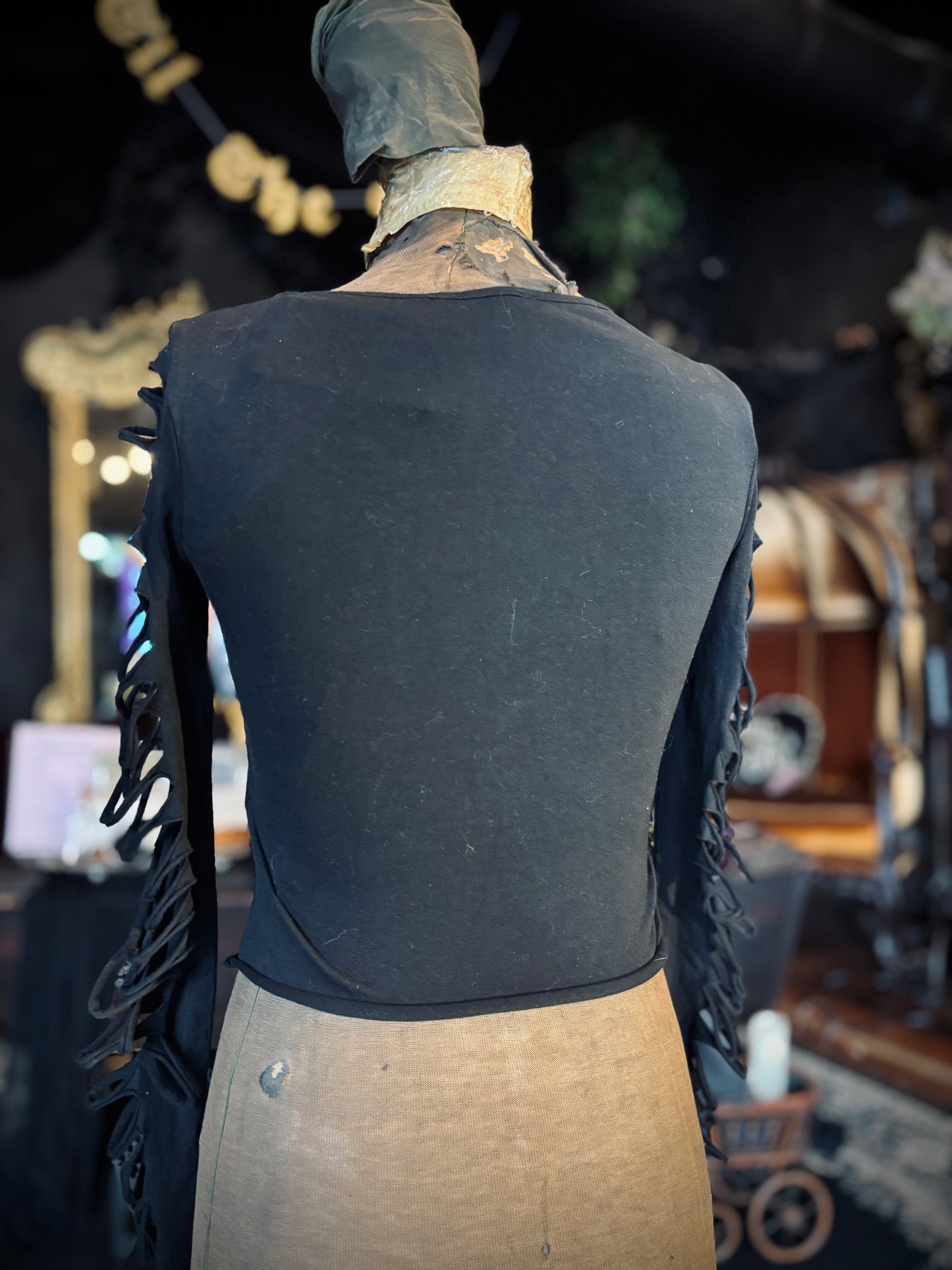 Current mood Strap-y black top