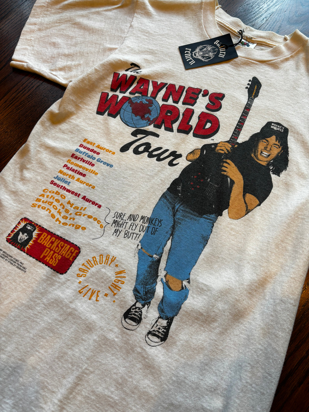 Vintage 1991 Wayne’s World Movie Promo T-shirt