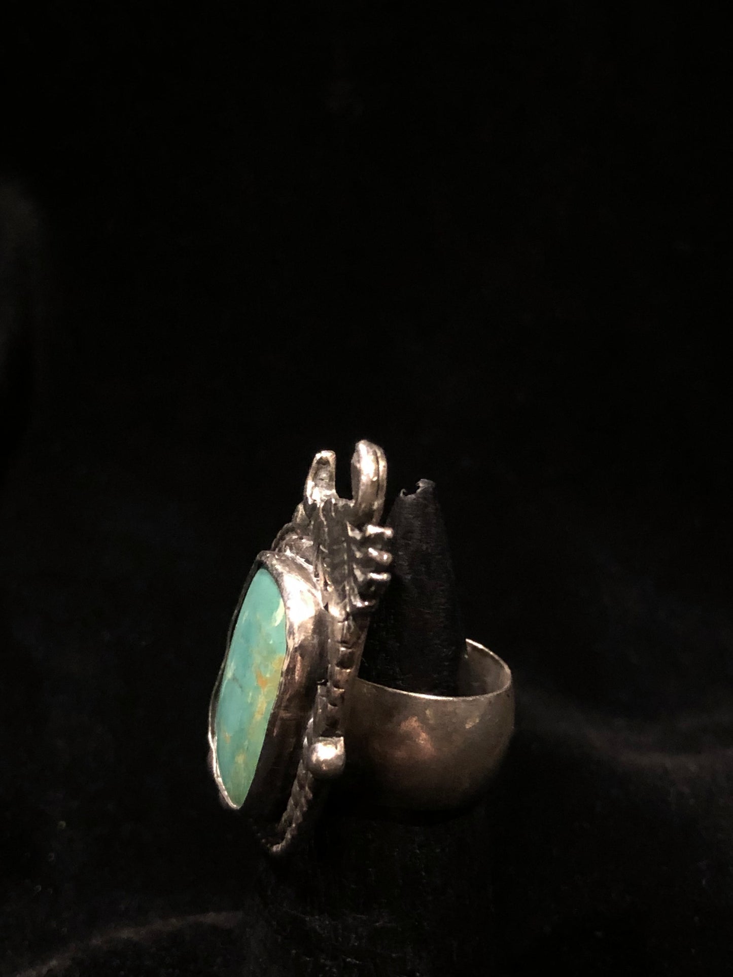 Sterling Silver Scorpion Turquoise Ring
