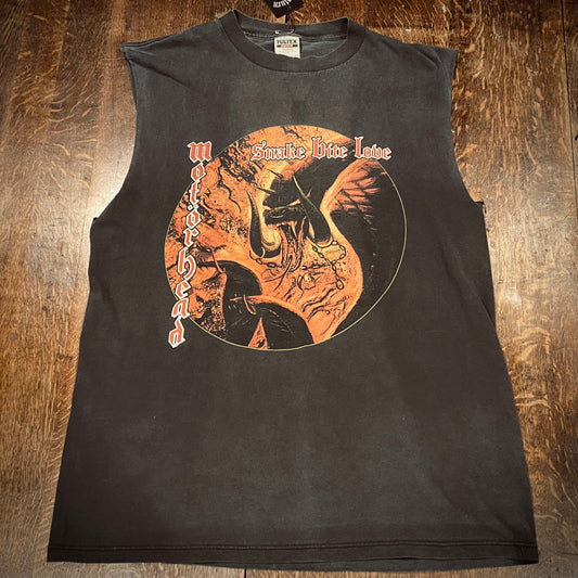 Vintage Motörhead “Snake Bite Love” Cut-Off Sleeveless Shirt