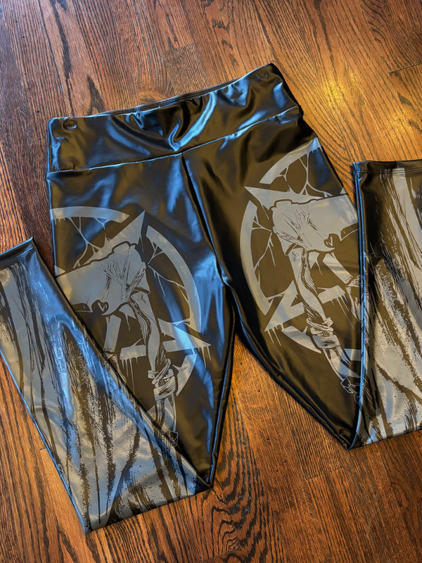 Killstar Dark Forces Skull Pentagram Leggings