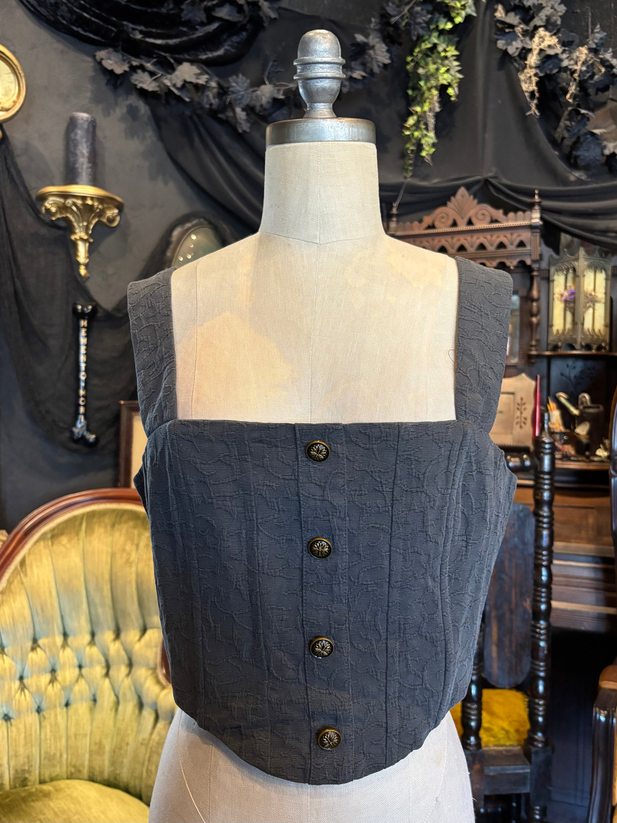 NWT Sold Out Disturbia “Ombra Corset Top”
