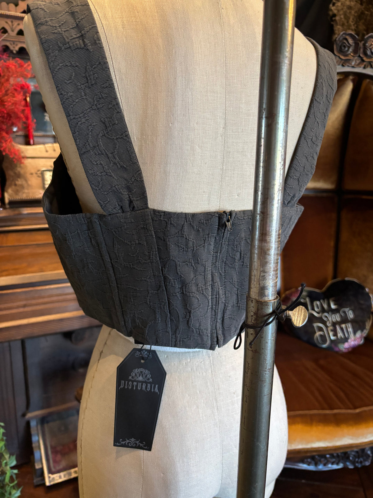 NWT Sold Out Disturbia “Ombra Corset Top”
