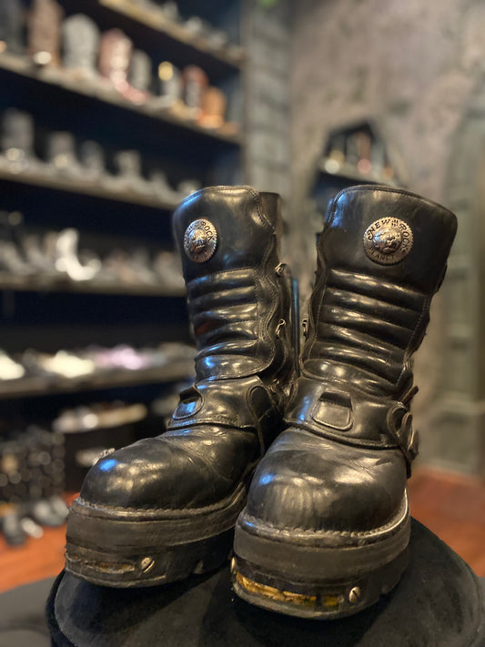 Vintage New Rock Platform Reactor Boots