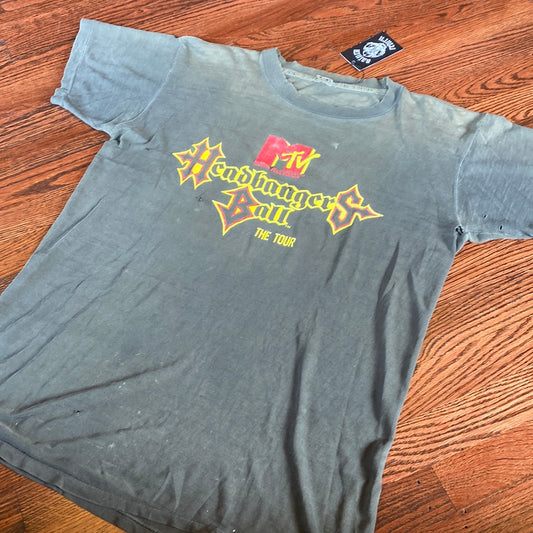 Vintage 1989 “Headbangers Ball” MTV Tour T-Shirt