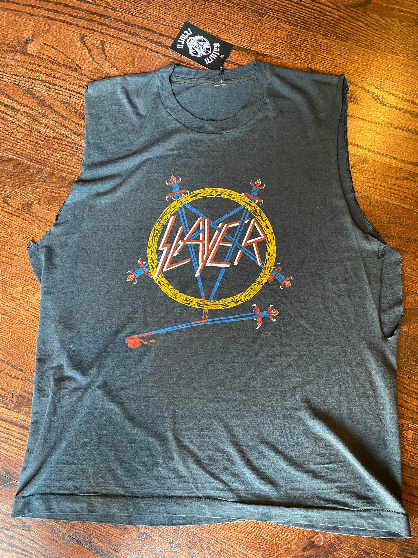 Vintage 1985 Slayer “Hell Awaits” Tour Sleeveless Shirt